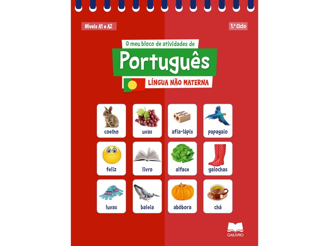Livro O Meu Bloco de Atividades - Português Língua Não Materna - 1º Ciclo de Vários Autores (Português)