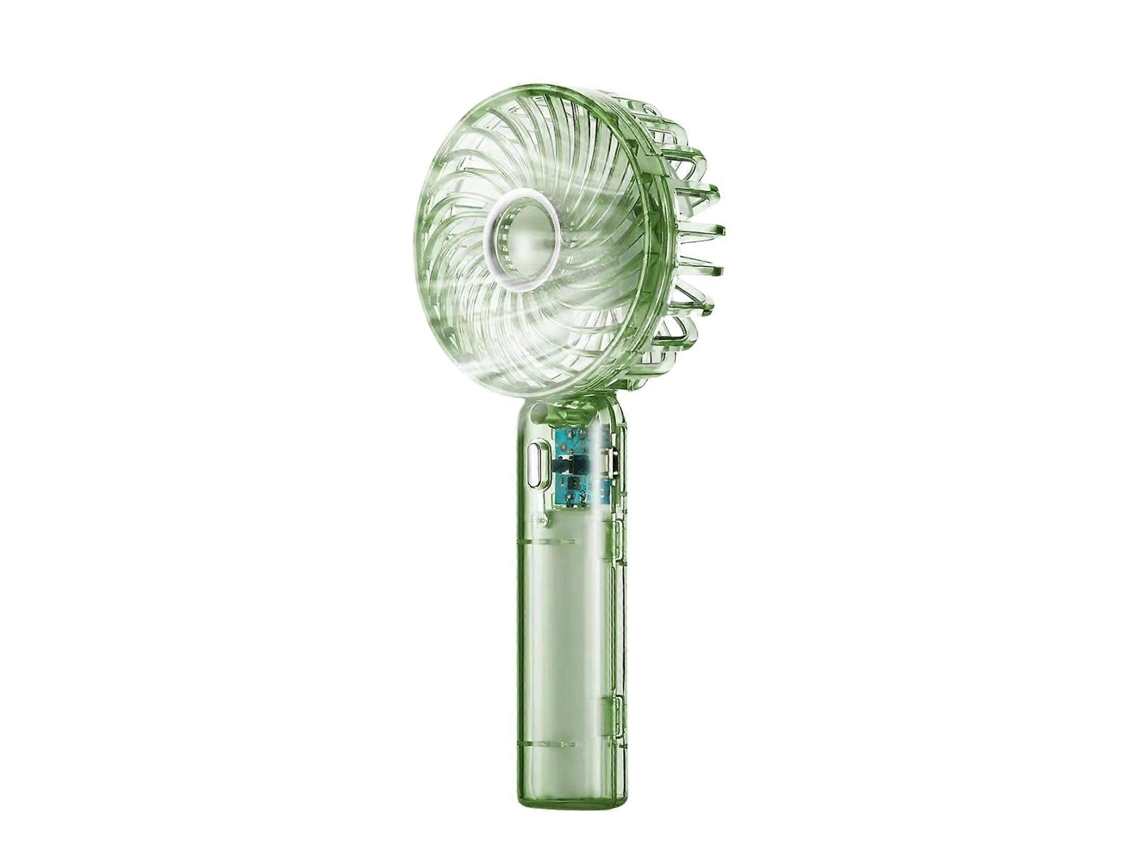 Ventilador De Mão Pequeno Com 3 Velocidades E Bateria Recarregável Usb Opera 1200mah Para Viagens Es Critório Internacionais Ao A