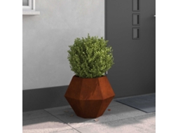 Vidaxl Floreira Ferro Enferrujado 50 X 50 X 40 Cm Aço Corten