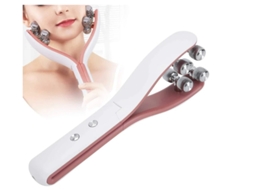 Massageador Facial Yizhood Sx 818 Ems Para Emagrecimento De Corpo Inteiro Reduz O Queixo Duplo Branco