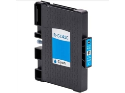 Tinteiro para ricoh gc41 Ciano Tinta Pigmentada 405766 / 405762
