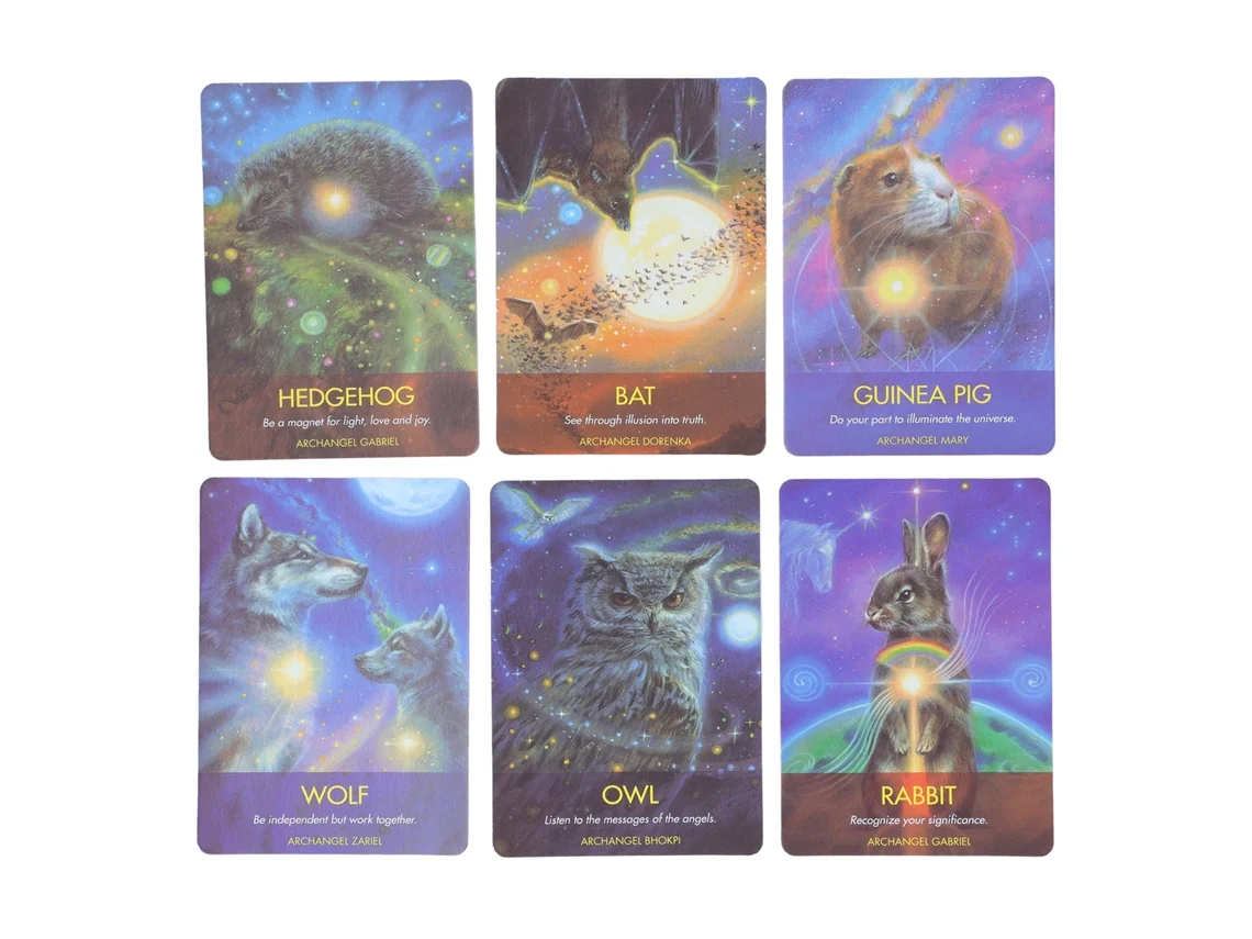 2026 baraja de Tarot com Padrões de Animais para Adivinhação e Jogo de Mesa, Ideal para Festas e Iniciantes