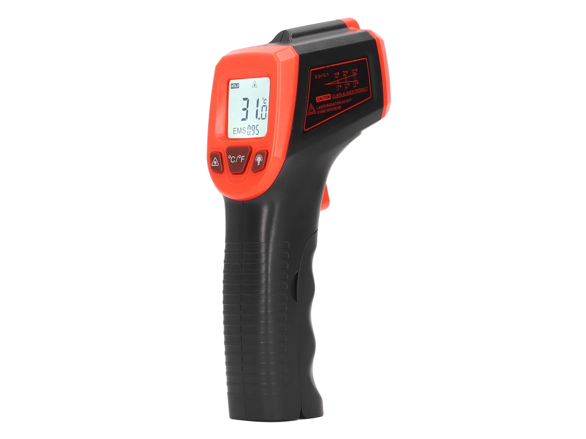 Pistola de Medição de Temperatura Digital Infravermelha, Sem Contato, Industrial, Portátil S/MARCA