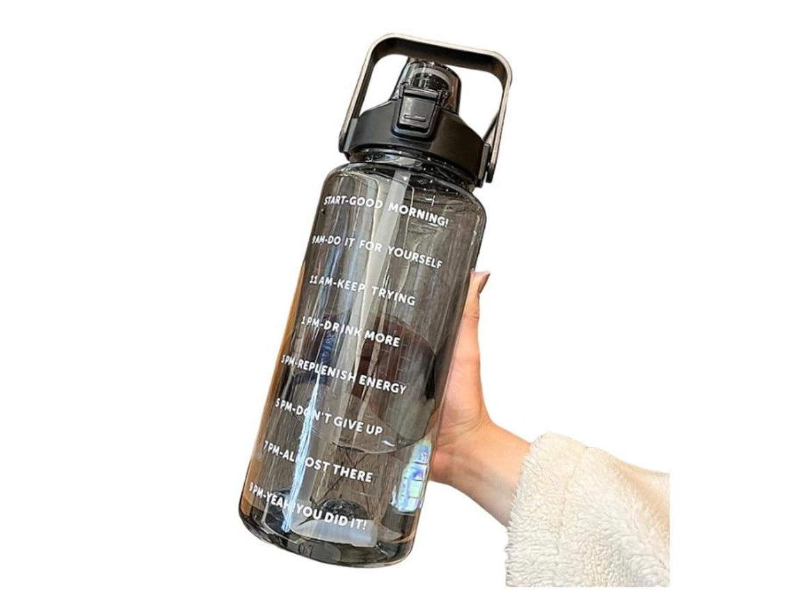 Garrafa de água Brilvibera de 2000ml com canudo