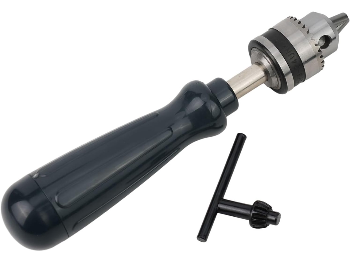 Furadeira Manual Compacta Com Mandril Sem Chave De 0,6 A 6 Mm,