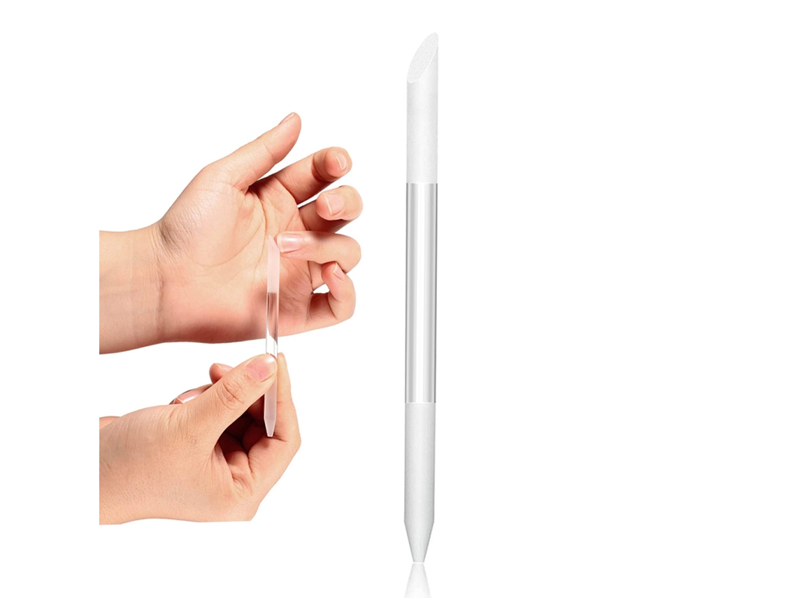 Empurrador de Cutículas de Vidro Lixa de Unhas Ferramenta de Manicure Remoção de Cutículas com Precisão Tcheca NEVEANCE