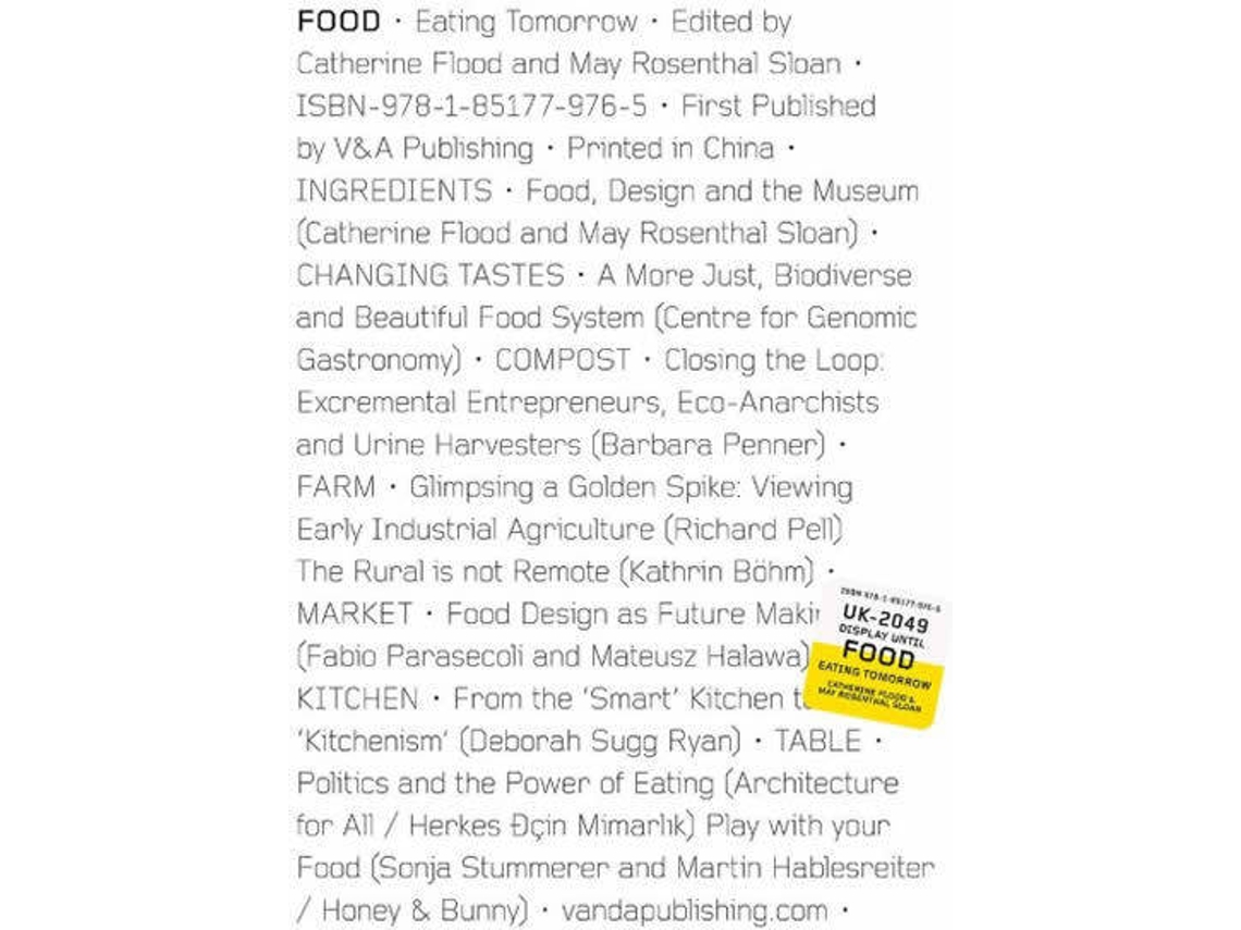 Livro Food de Catherine Flood (Inglês)