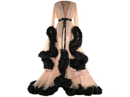 Roupa Sexy De Noche Para Mujer Con Detalles De Encaje Y Cintura De Seda, Ideal Para Fiestas Y Fotos Bege
