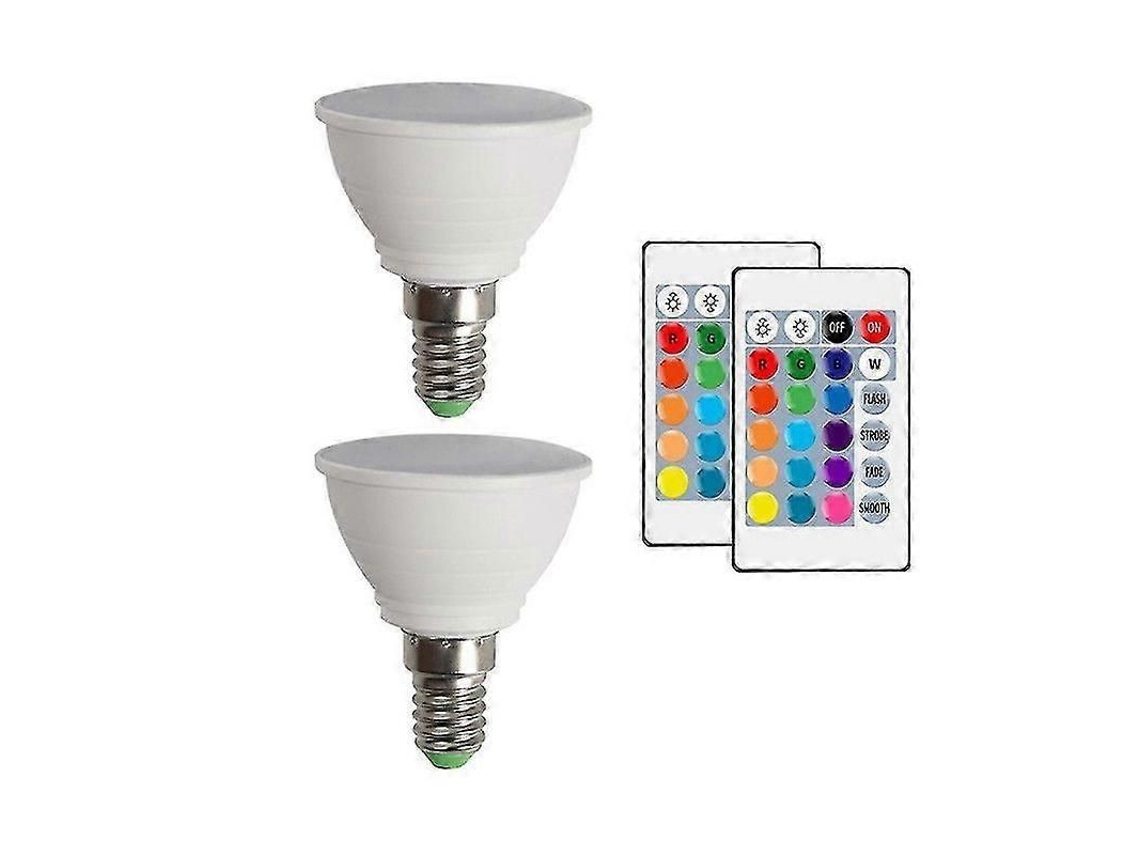 Lâmpada Led E14 Inteligente Com Controle Rgb E Luz Neon