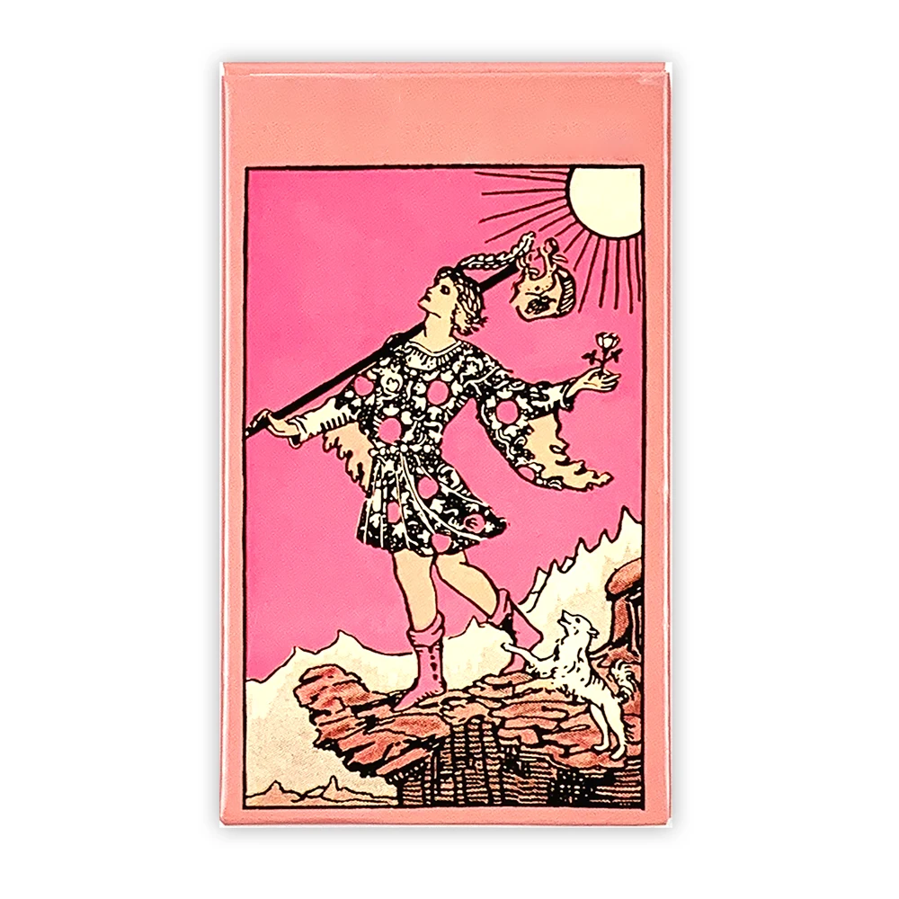 Jogo de Tarot Rosa, Baralho de Adivinhação Clássico, Versão em Inglês, Jogo de Tabuleiro com Cartas Oráculo, Jogo para Festas MDUG