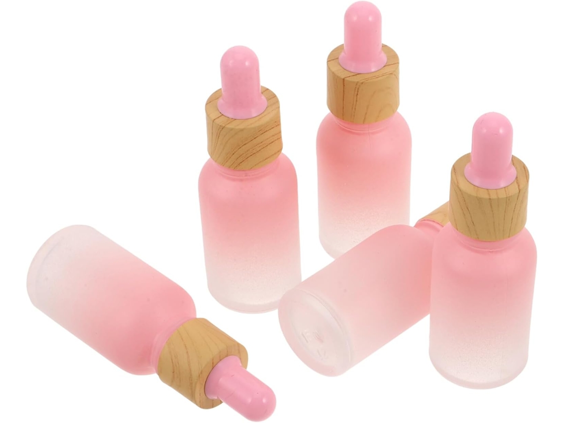 Nuobesty Frascos Conta-gotas Práticos E Modernos, De 5, 15ml, Design Elegante Em Vidro