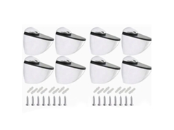 8pcs Presa de Vidro Ajustável Liga de Zinco para Prateleiras Quadros Bracket Conector | S/MARCA