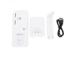 Aetheria carregador Sem Fio Portátil 3 em 1 Stand de Carregamento Rápido para Telefone Relógio Fones de Ouvido Branco
