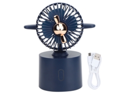 Laxiscreed Ventilador Usb Pequeno E Criativo Com Forma De Avião Para Mesa E Uso Portátil