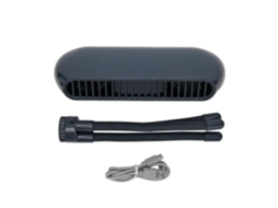 Aetheria ventilador para Carrinho de Bebê Mini com Tripé Flexível 4 Velocidades Usb Bateria Azul