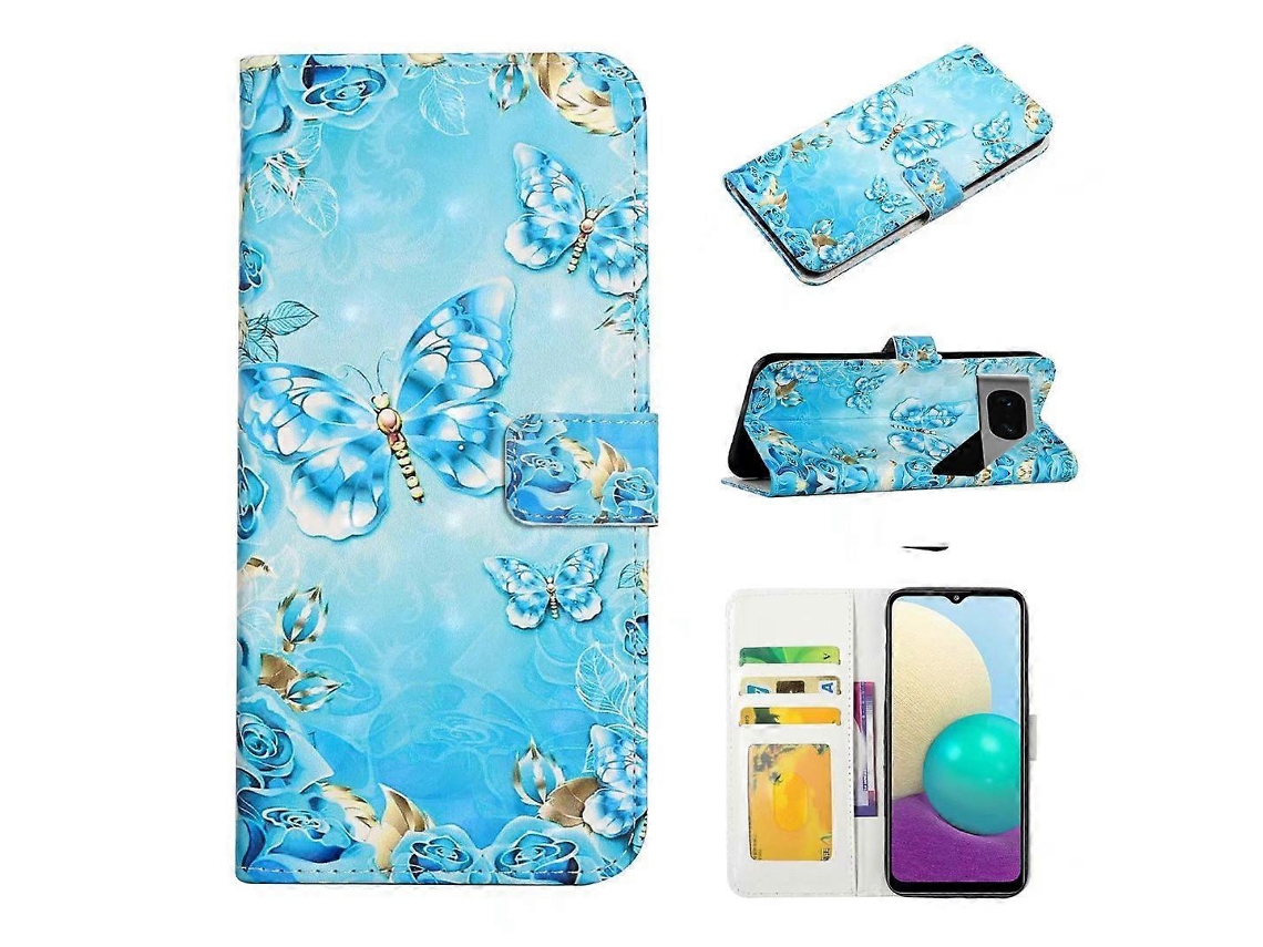Capa De Couro Para Celular Com Desenho 3d Em Relevo A Óleo