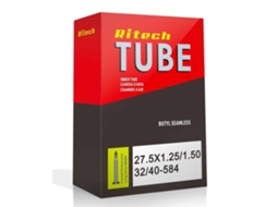 Tubo Interno Presta 48 Mm Prateado 27.5´´-650B / 1.90-2.13Ritech