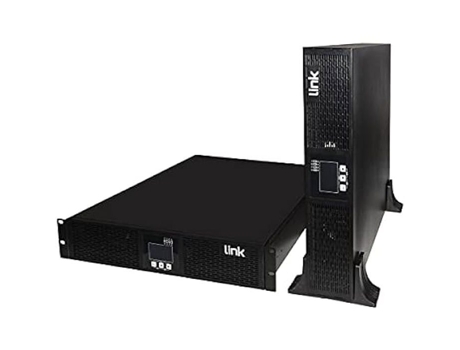 Rack Grupo Contínuo 19 1000 Va 1000 W em Linha Senoidal LINK com 4 Portas Iec