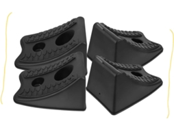 Conjunto de 4 almofadas antiderrapantes para rodas - Acessórios de segurança para veículos