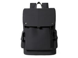 Mochila De Aba, Impermeável, Grande Capacidade 15,6 Polegadas, Adequada Para Negócios, Viagens, Escola, Etc. Preto