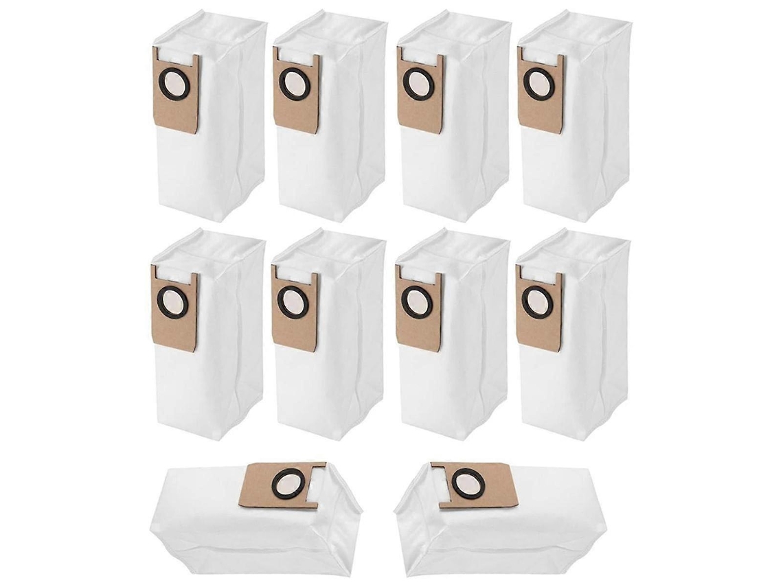 Conjunto De 10 Sacos Pó Reposição Para Aspirador Robô Omni S1 Pro Acessórios Saco Lixo Não Tecido Tuotuo