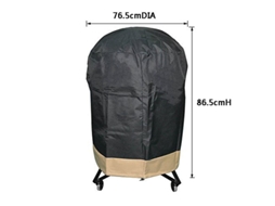 Capa Cerâmica Onlyfire Para Churrasqueiras Compatível Com Big Green Egg, Kamado Joe, Domo, Pit Boss K22, Louisiana K22, Coyote Asado 61x70cm Btforus