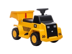 Caminhão Basculante Elétrico Infantil 3 Km/h Amarelo