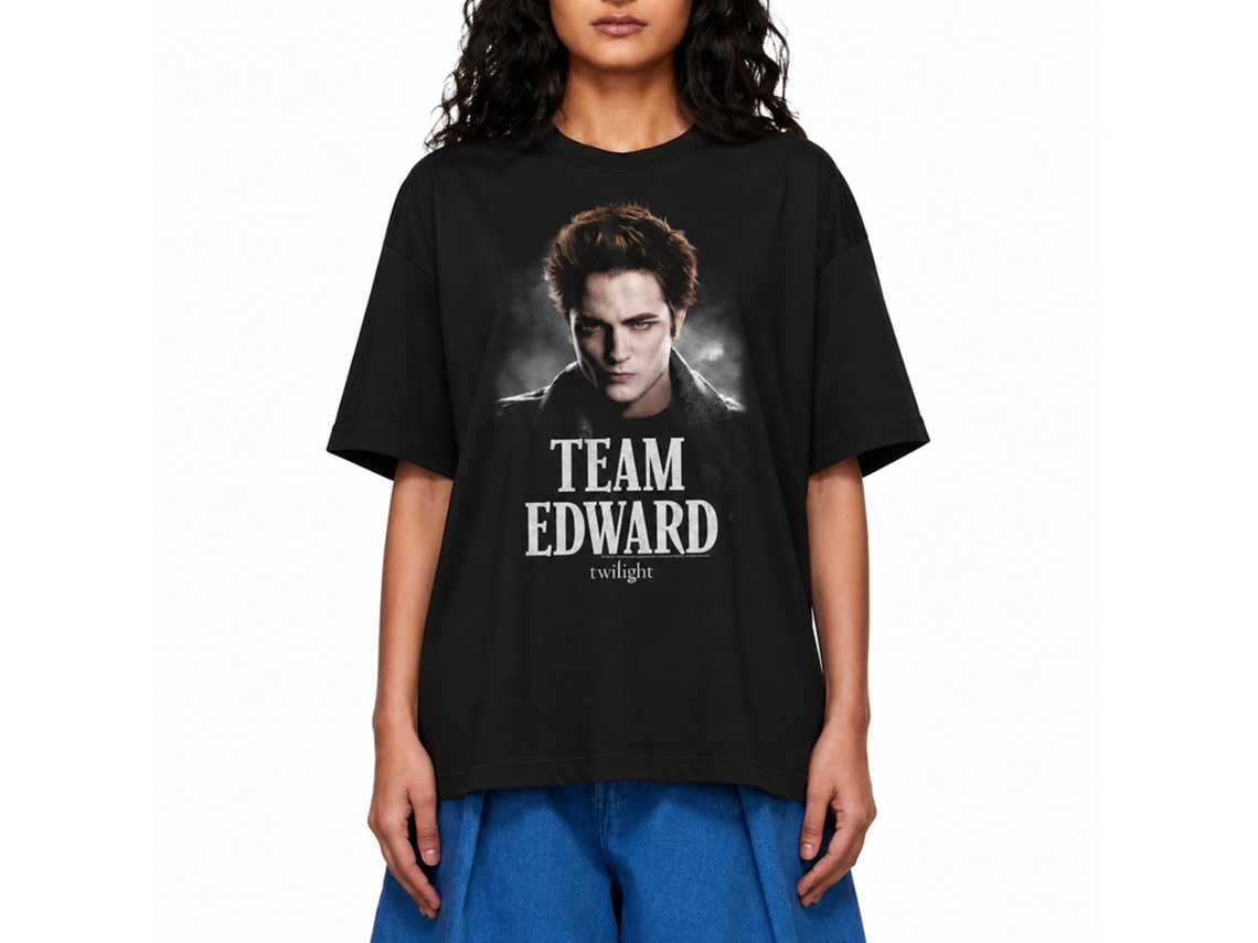Rockinstone Twilight Movie Team Edward Black Adult T-shirt Size:xxxl