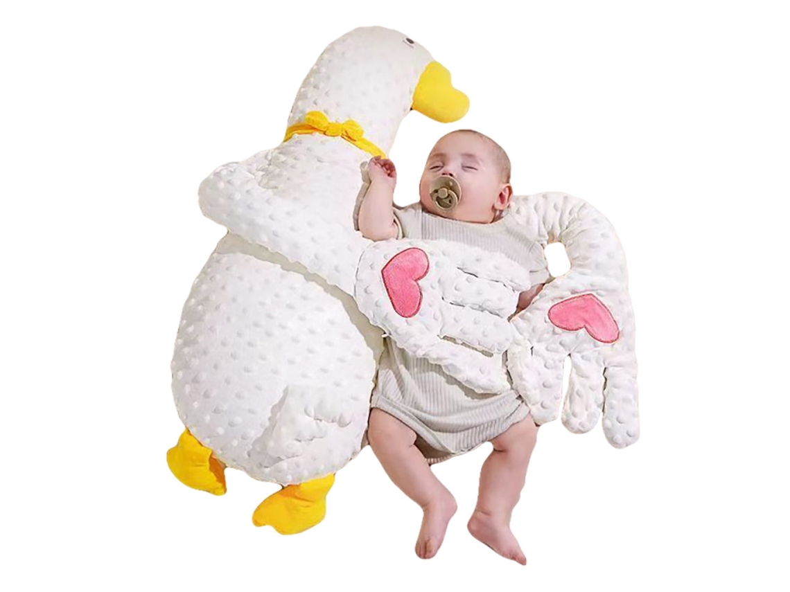 Fronha Para Almofada De Amamentação White Goose Em Algodão Elástico Elysve