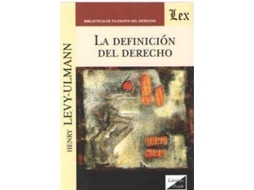 Livro La Definición De Derecho de Henry Levy-Ulmann (Espanhol)