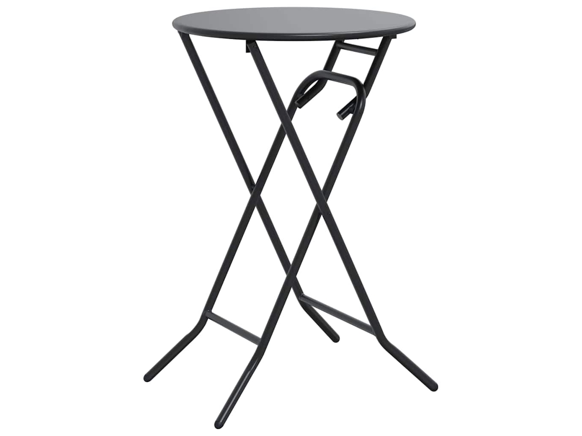 Mesa Jardim Antracite 50 x 50 x 72 cm em metal - EXCLUSIVO DA MAISON