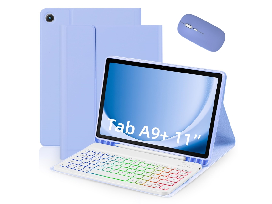 Capa De Tablet Com Teclado E Mouse Para Samsung Galaxy A9 Plus 5g