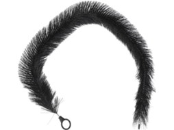 Escova De Calha 100mm X 1m, Limpador De Folhas Telhado, Filtro De Galhos Resistente Para Casa, Jardim, Pia De Telhado