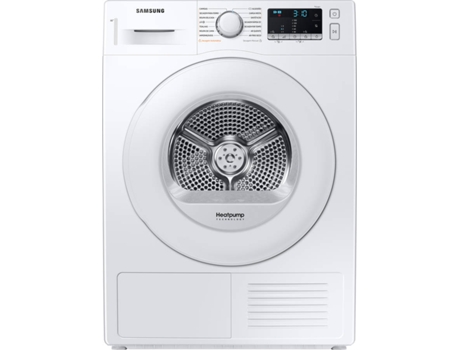 Máquina de Secar Roupa SAMSUNG DV80TA020TE (8 kg - Bomba de Calor - Branco)
