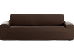 Capa de Sofá 3 Lugares EYSA Premium Bronx Tecido Multielástico (210 x 70 x 110 cm - Poliéster - Marrón)