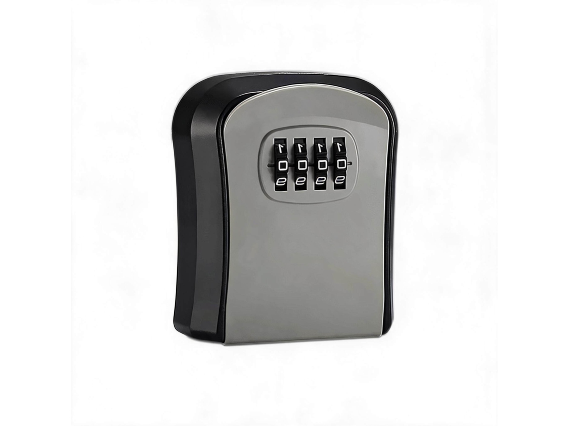 Cofre Chaves Eifson Segredo 4 Dígitos 8x4x9.5cm (cinza)