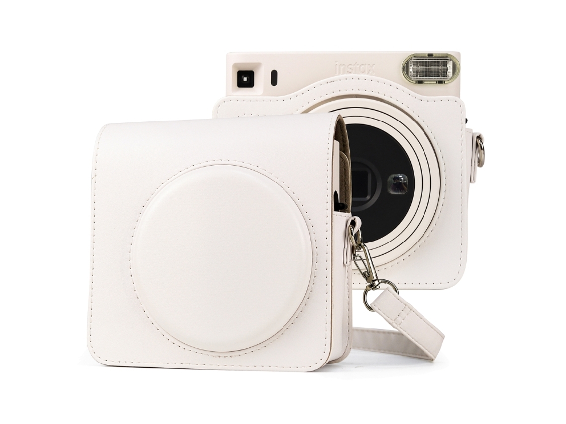 Bolsa De Couro Pu Com Alça Para Câmera Fujifilm Instax Square Sq1 Brilvibera