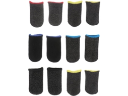 Beaupretty Conjunto De 6 Pares Capas Fibra Respiráveis E Antiderrapantes Para Jogos Mobile, Acessórios Profissionais