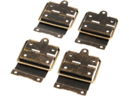 Conjunto De 4 Dobradiças Antigas 53x34mm Para Móveis, Portas, Caixas