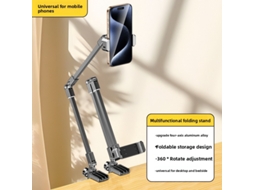 Suporte Totalmente Metálico Para Celular E Tablet, Ideal Para Transmissões Ao Vivo Em Desktops, Com Suporte Ajustável Para Ipad.