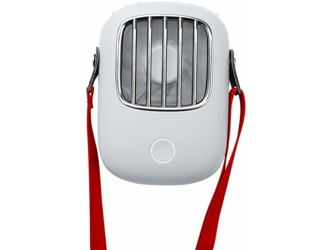 Mini Ventilador Portátil Recarregável Usb, Ventilador Pequeno Para Pendurar No Pescoço, Para Esportes, Ventilador Silencioso Portá Slowmoose