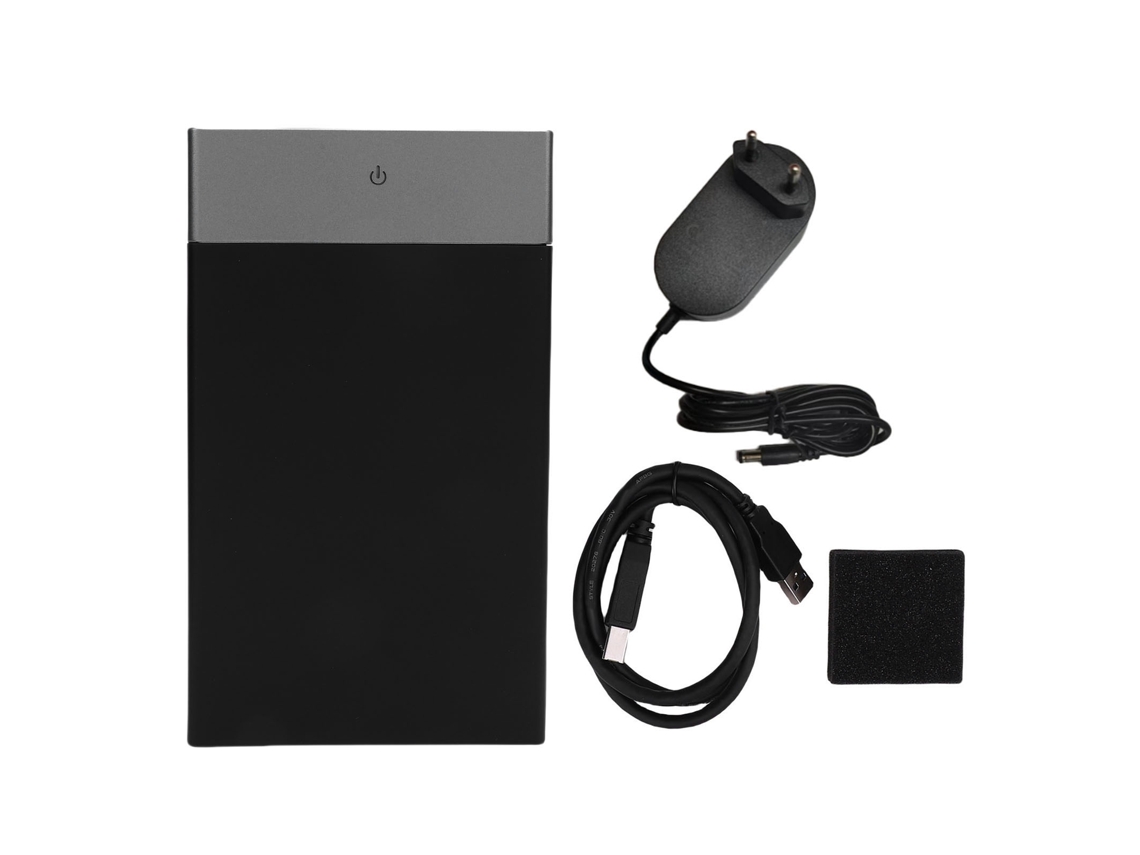 Enclosure De Disco Rígido Externo Usb 3.0 3,5/2,5 Polegadas Sata Hdd Ssd Com Uasp Plugue Eu