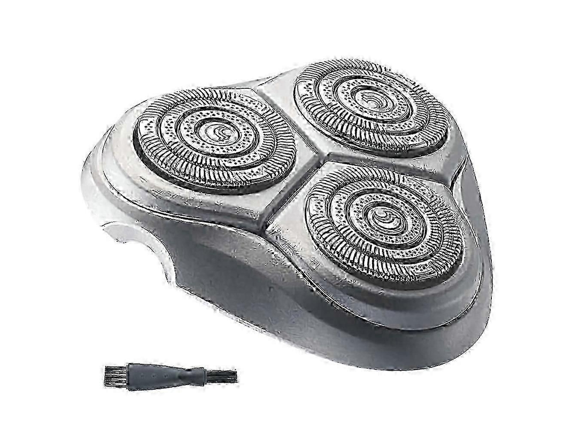 Cabeça De Barbeador Elétrico, 3 Lâminas, Kit Com Escova