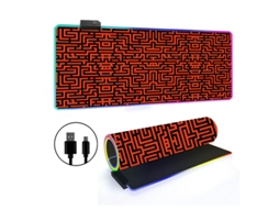 Mouse Pad Tapete De Mesa Com Retroiluminação Rgb Simple Lines Aquaforge (estilo 27, 3007003 Mm)