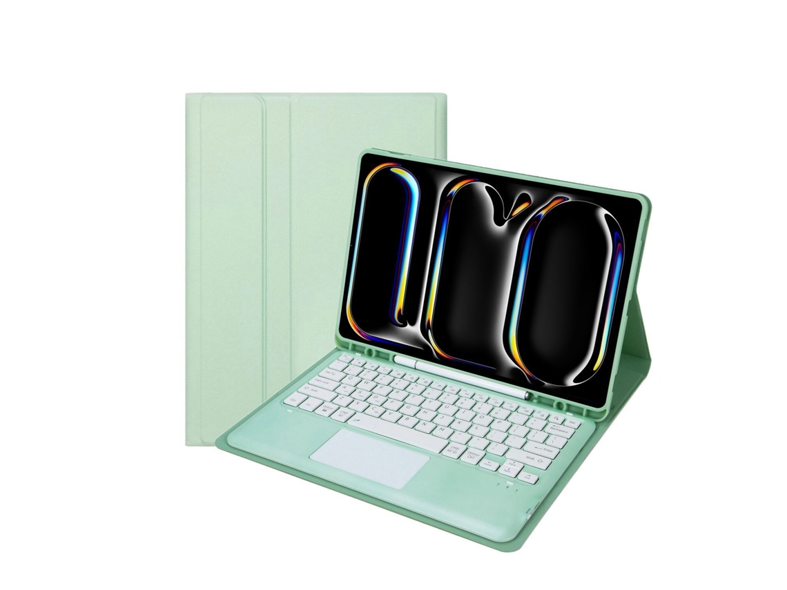 Lurelia Capa Com Teclado Bluetooth Para Ipad Air 13 2024 Em Acrílico Com Touchpad