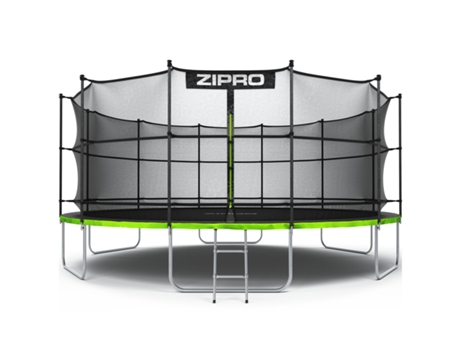 Trampolim Redondo ZIPRO Jump Pro com Rede de Proteção Interna 16 Ft 496 Cm