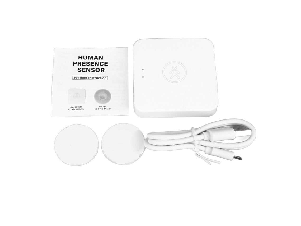 Sensor De Presença Humana (onda Milimétrica Alta Precisão, Doodle, Compatível Com Zigbee/wi-fi)