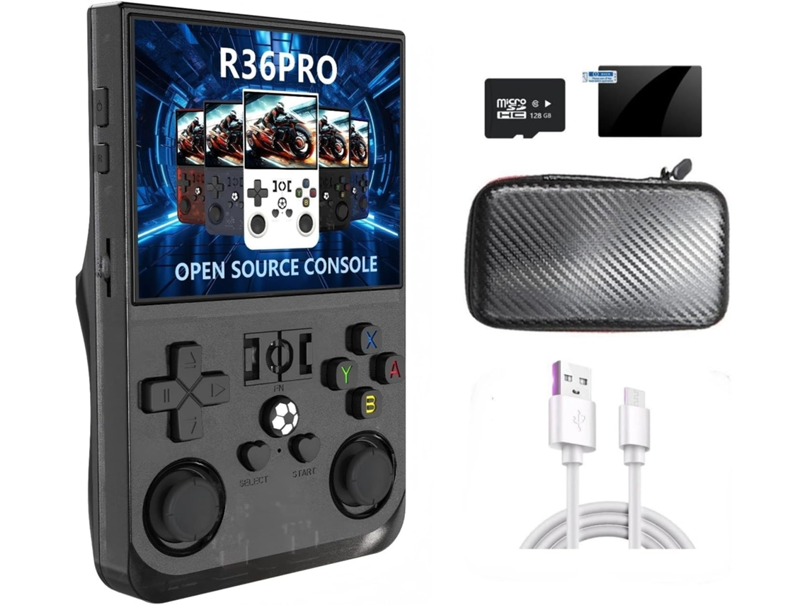 Console de Jogos Retrô VONKELIOS com 400 Clássicos, Bateria 1020mah, Tela 3 Polegadas
