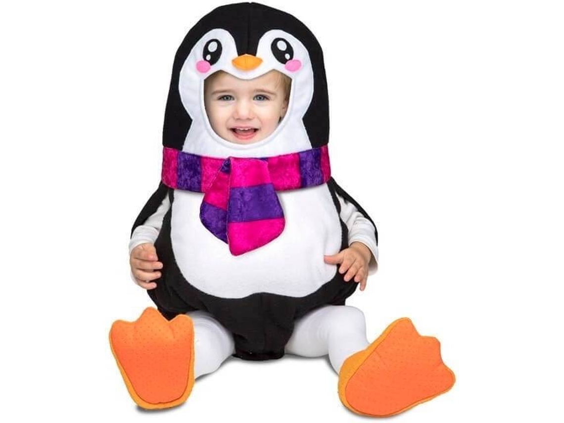 Fato de Bebé MY OTHER ME Pinguim Com Lenço (Poliéster - Tam: 0-6 Meses)