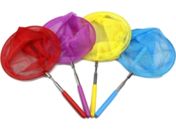 Rebe-red De Mariposas Telescópica Para Niños 34" Acero Inoxidable Malla De Nylon Para Capturar Insectos, Peces, Naturaleza, Juego Al Aire Libre